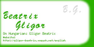 beatrix gligor business card